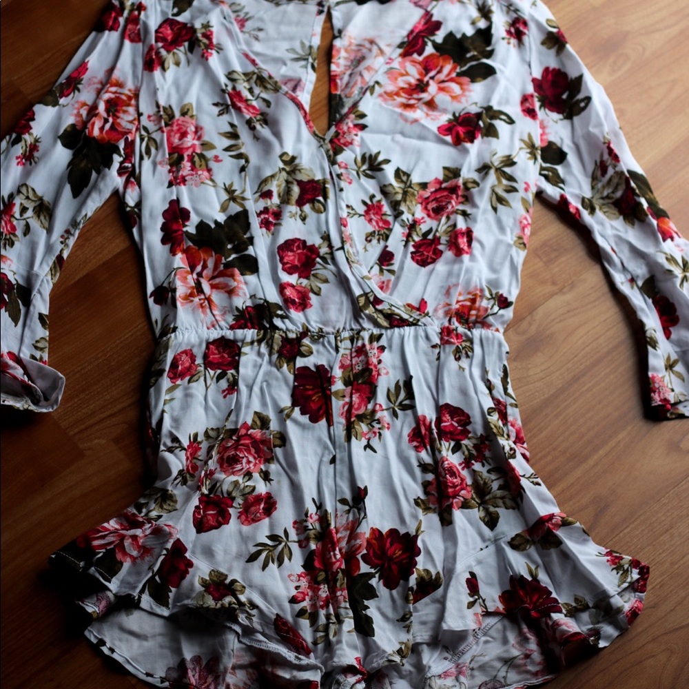 Flowy Floral Romper